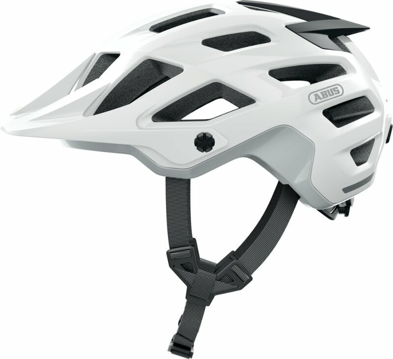 Cyklistická helma Abus Moventor 2.0 Shiny White L Cyklistická helma