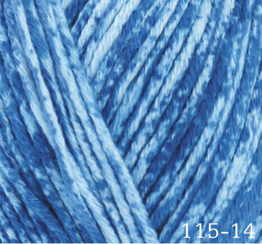 Fios para tricotar Himalaya Denim 14 Blue - 1