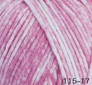 Fios para tricotar Himalaya Denim 17 Light Pink - 1