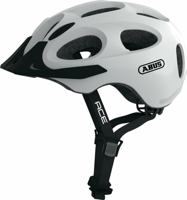 Cyklistická helma Abus Youn-I ACE Pearl White S Cyklistická helma