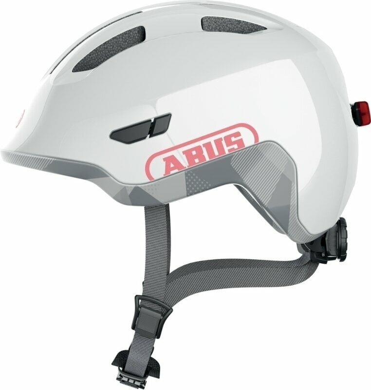Kid Bike Helmet Abus Smiley 3.0 ACE LED Shiny White S Kid Bike Helmet