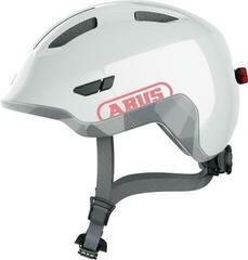 Capacete de ciclismo para crianças Abus Smiley 3.0 ACE LED Shiny White S Capacete de ciclismo para crianças