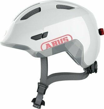 Kid Bike Helmet Abus Smiley 3.0 ACE LED Shiny White S Kid Bike Helmet (Just unboxed) - 1