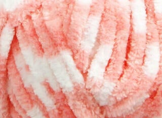 Strikkegarn Himalaya Dolphin Baby Colors 80427 Salmon White