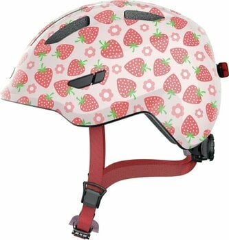 Kid Bike Helmet Abus Smiley 3.0 LED Rose Strawberry S Kid Bike Helmet - 1