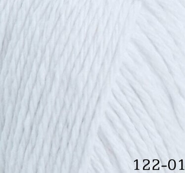 Pređa za pletenje Himalaya Home Cotton 01 White - 1
