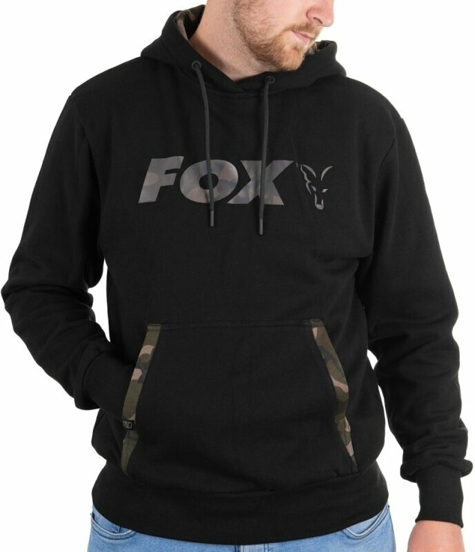Sweatshirt Fox Sweatshirt Hoody Black/Camo S
