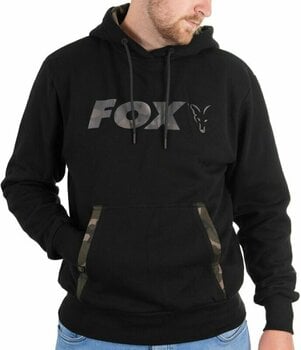Huvtröja Fox Huvtröja Hoody Black/Camo XL - 1