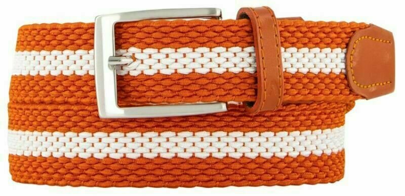 Golf pasek Alberto Belt Braided Stripe Multicolor Mens Orange 95