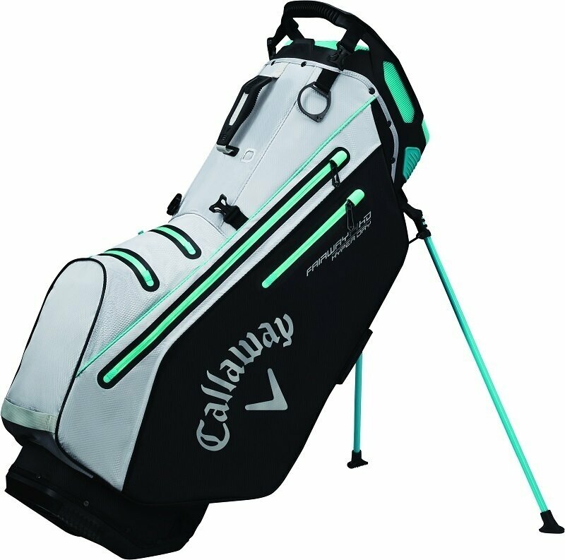 Bolsa de golf Callaway Fairway 14 HD Silver/Black/Green Bolsa de golf