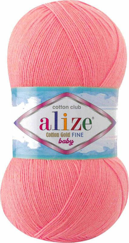 Gold baby  - Alize Cotton Gold Fine Baby 33 Candy Pink