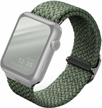 Strap Uniq Aspen Braided 44/42mm Cypress Green 44 mm-42 mm Strap - 1