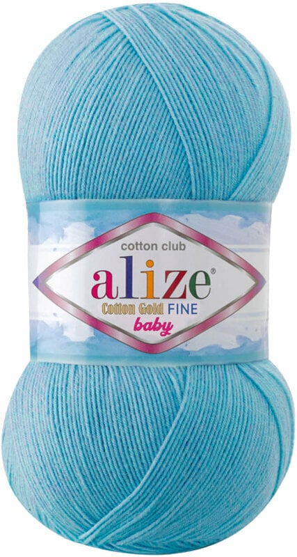 Gold baby  - Alize Cotton Gold Fine Baby 287 Turquoise