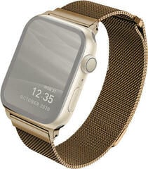 Remienok Uniq Dante Mesh Steel Caramel Gold 44 mm-42 mm Remienok
