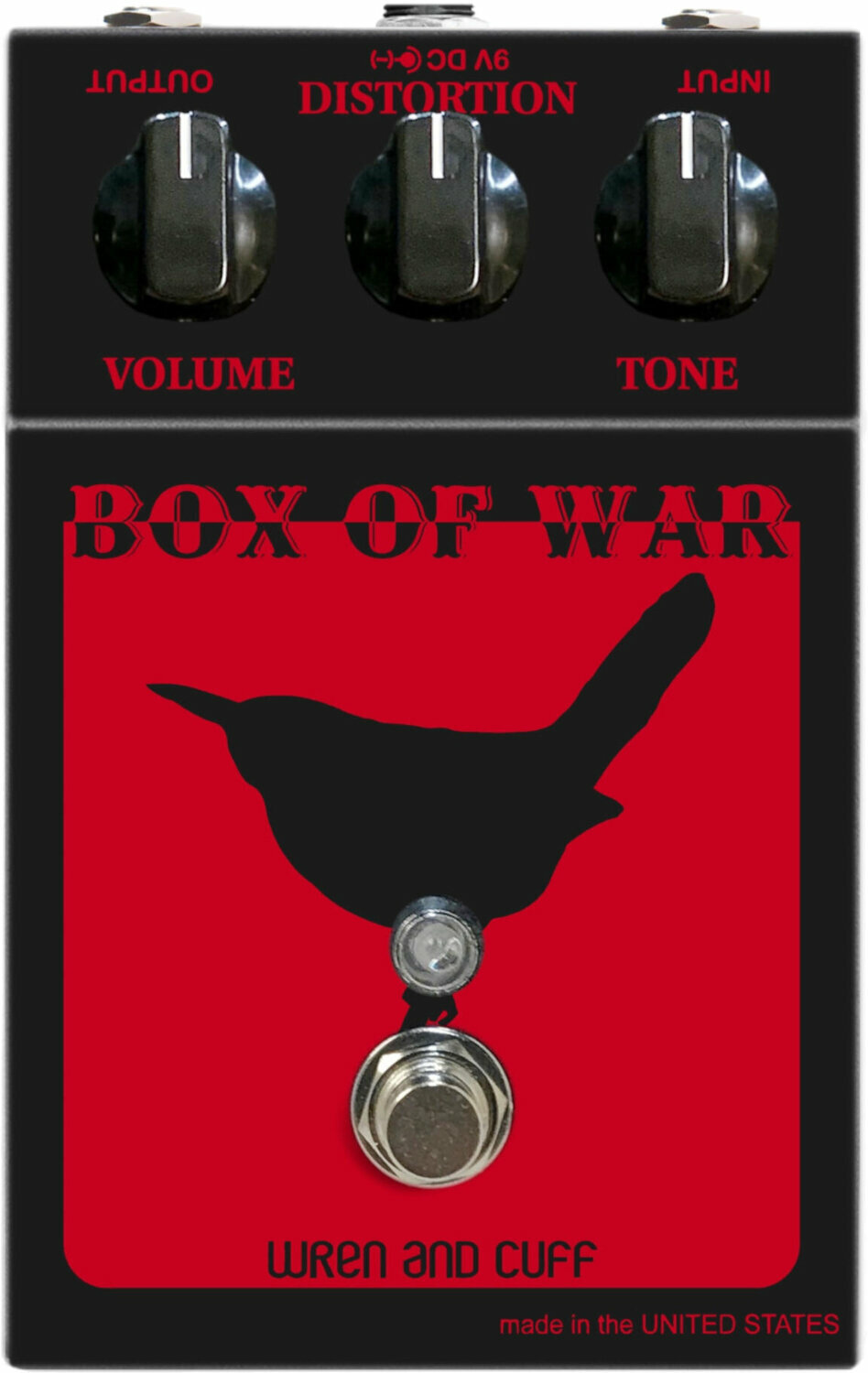 Gitáreffekt Wren and Cuff Box of War Reissue OG Black-Red Fuzz