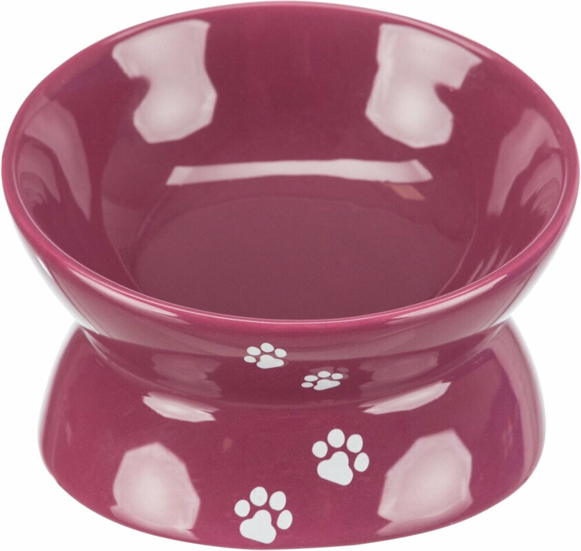 Miska pro kočku Trixie Ergonomic Ceramic Bowl 0.15 l/ø 13 cm Wine