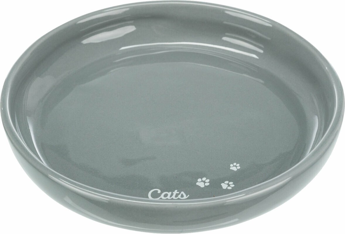 Bowl for Cat Trixie Ergonomic Ceramic Bowl XXL 0,35l/ ø 18cm Grey