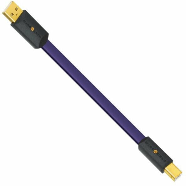 Hi-Fi USB kábel
 WireWorld Ultraviolet 8 (U2AB) A-B 0,6 m Fialová Hi-Fi USB kábel