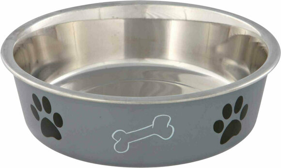 Hundenapf Trixie Stainless Steel Paw & Bone 1,5l/21cm - 1