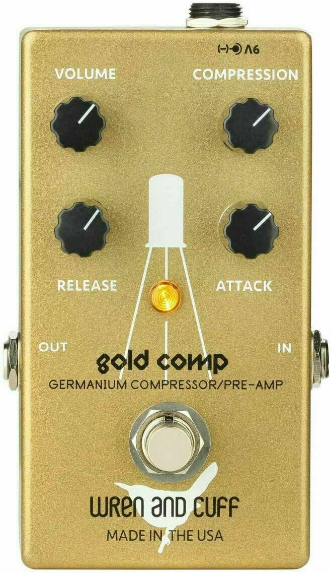 Gitáreffekt Wren and Cuff Gold Comp Germanium Compressor / Preamp
