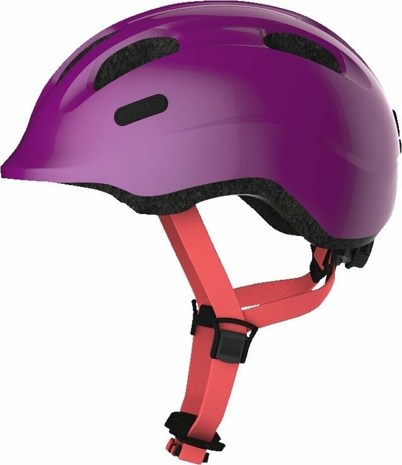 Dětská cyklistická helma Abus Smiley 2.1 Sparkling Plum S Dětská cyklistická helma