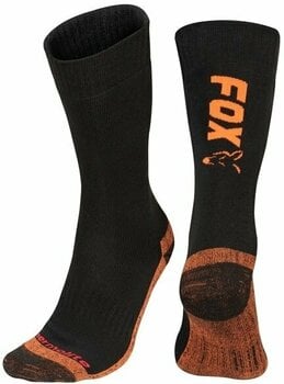 Chaussettes Fox Chaussettes Collection Thermolite Long Socks Black/Orange 40-43 - 1