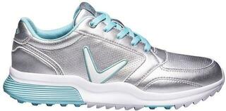 Damen Golfschuhe Callaway Aurora Silver/Light Blue