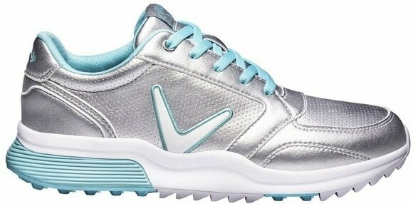 Chaussures de golf pour femmes Callaway Aurora Silver/Light Blue 36,5 - 1