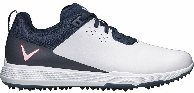 Chaussures de golf pour hommes Callaway Nitro Pro White/Navy/Red 39