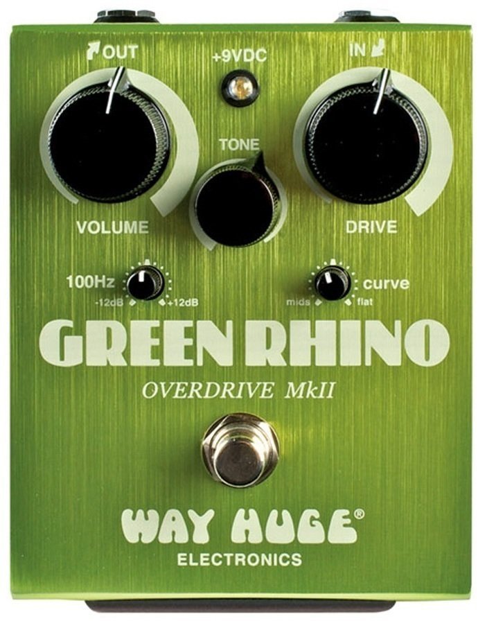 Guitar Effect Dunlop Way Huge WHE202 Green Rhino MkII overdrive