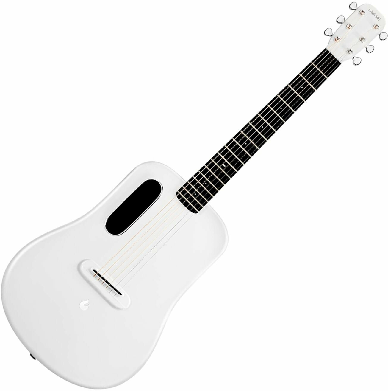 Electro-acoustic guitar Lava Music ME 3 36" Ideal Bag White