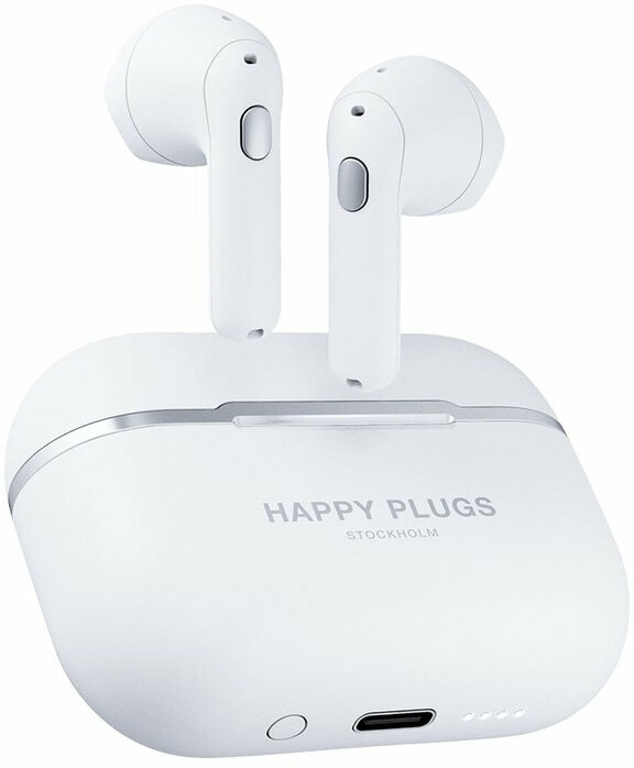 True Wireless In-ear Happy Plugs Hope Λευκό