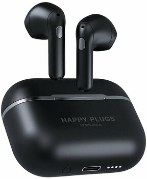 True trådløs i øre Happy Plugs Hope Black - 1