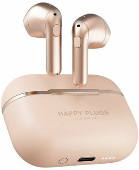 Intra-auriculares true wireless Happy Plugs Hope Rose Gold - 1