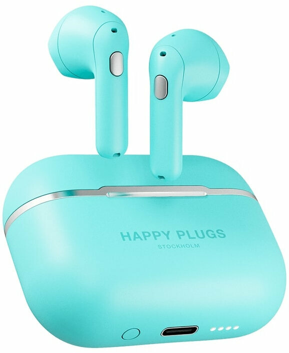 Intra-auriculares true wireless Happy Plugs Hope Turquoise