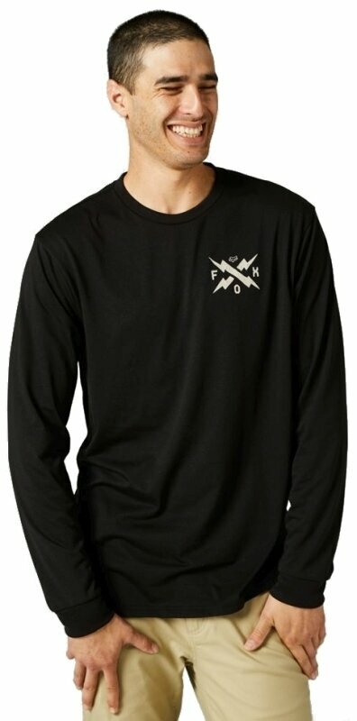 Angelshirt FOX Calibrated LS Tech Tee Black L Angelshirt