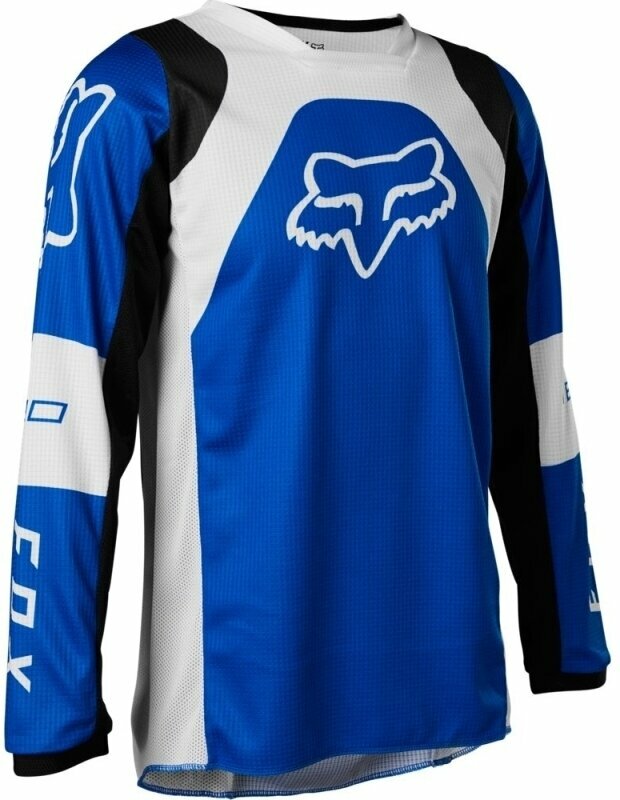 Motorcross trui FOX Youth 180 Lux Jersey Blue YL Motorcross trui