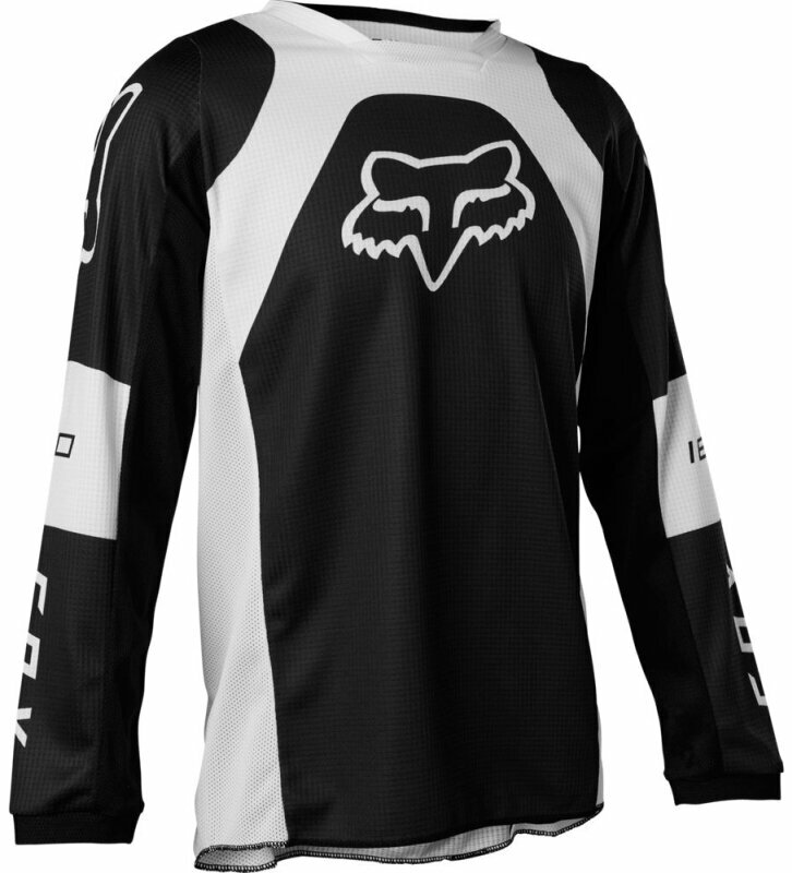 Maglia motocross FOX Youth 180 Lux Jersey Black YM Maglia motocross