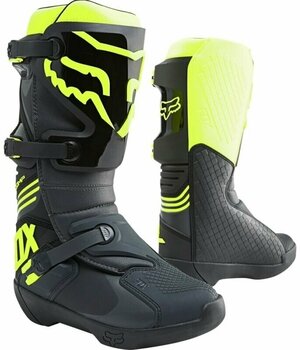 Μπότες Μηχανής Cross / Enduro FOX Comp Boot Black/Yellow 41 Μπότες Μηχανής Cross / Enduro - 1