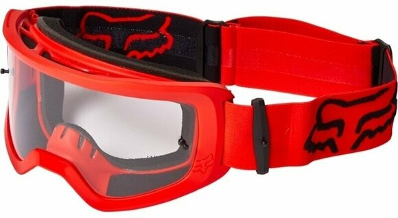 Motorcycle Glasses FOX Main Stray Fluo Red Motorcycle Glasses - 1