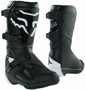 Motorcycle Boots FOX Youth Comp Boot Buckle Black 40 Motorcycle Boots - 1