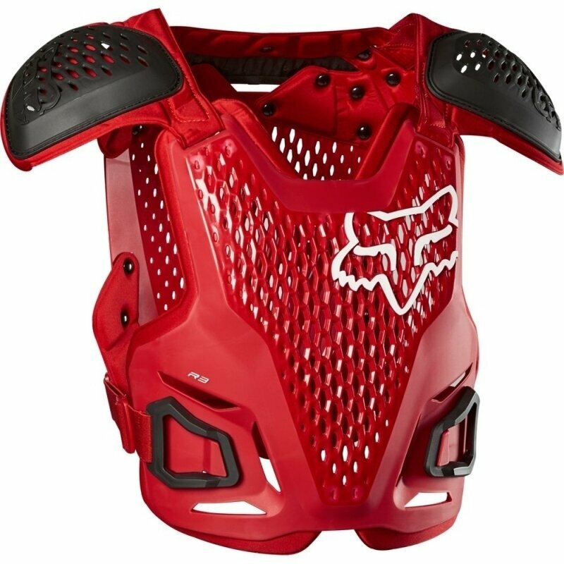 Protector mellény FOX R3 Chest Protector Flame Red L/XL Protector mellény