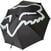 Motorrad geschenke FOX Track Umbrella Black Nur eine Größe