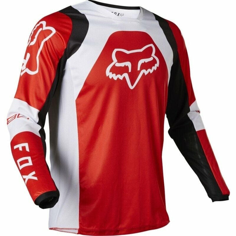 Dresovi za motokros FOX 180 Lux Jersey Fluo Red M Dresovi za motokros