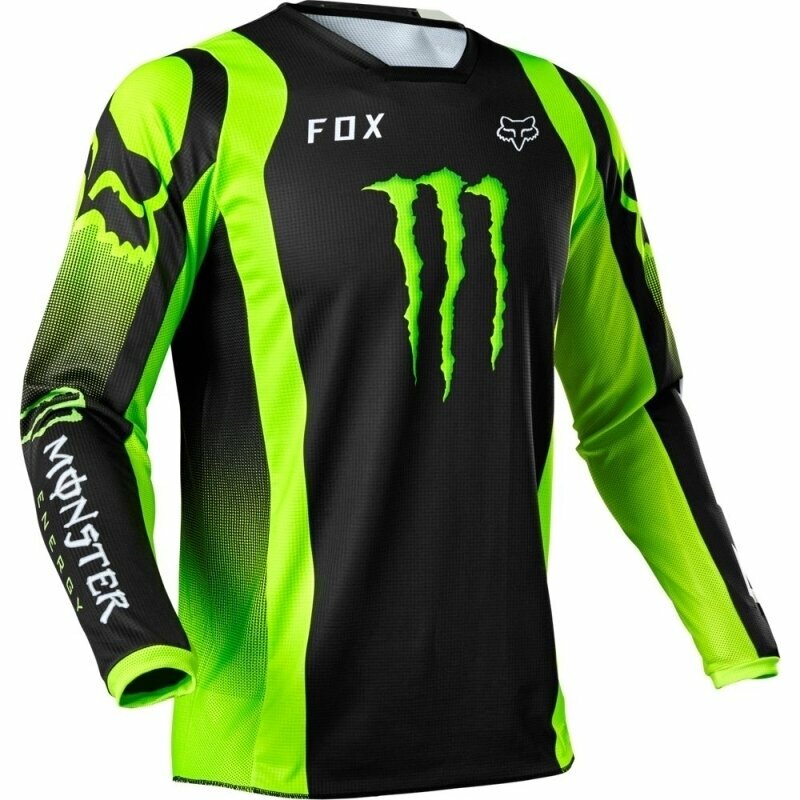 Motocross Trikot FOX 180 Monster Jersey Black M Motocross Trikot