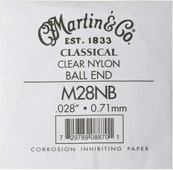 Einzelsaite für Gitarre Martin M28NB Classical Nylon Einzelsaite für Gitarre
