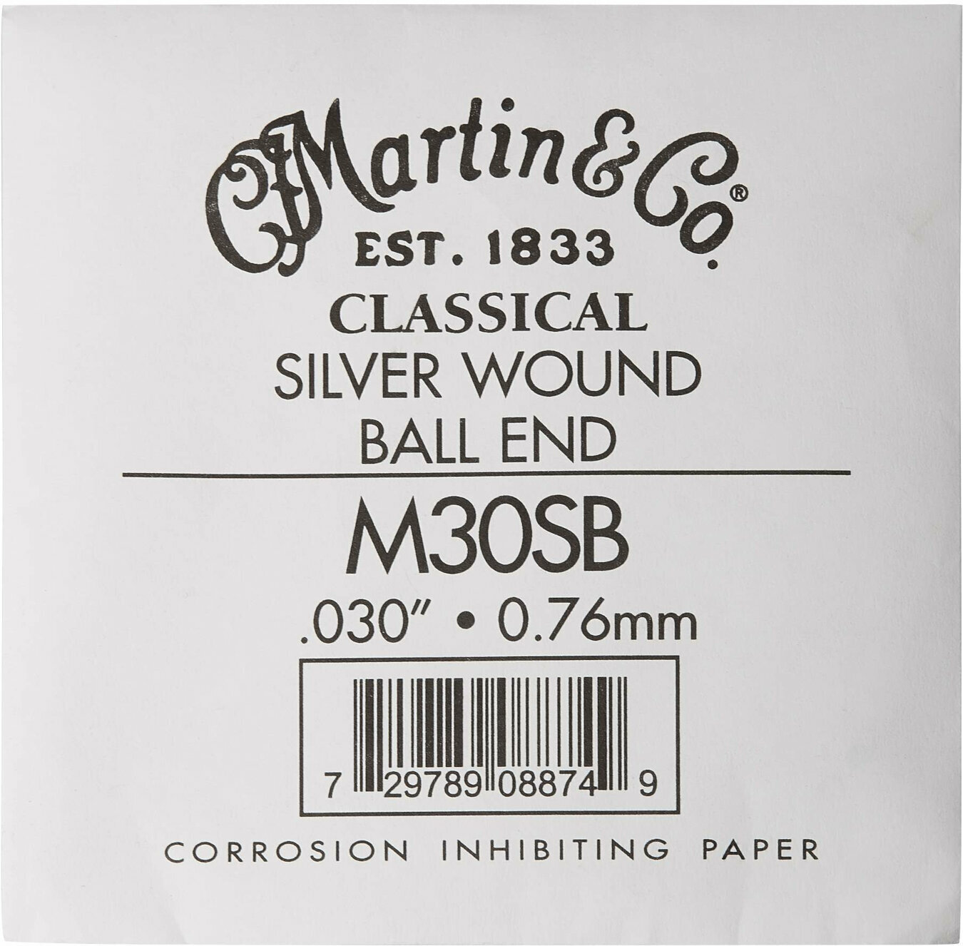Единична струна за китара Martin M30SB Classical Nylon Единична струна за китара