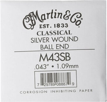 Single Guitar String Martin M43SB Classical Nylon Single Guitar String - 1