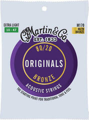 Cordas de guitarra Martin M170 Originals Cordas de guitarra