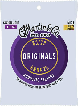 Guitar strings Martin M175 Originals Custom - 1